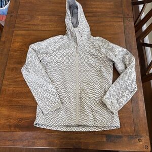 Mountain Hardwear Plasmic Ion Jacket Gray Soft Diamond Dry Q Evap Hood Women S